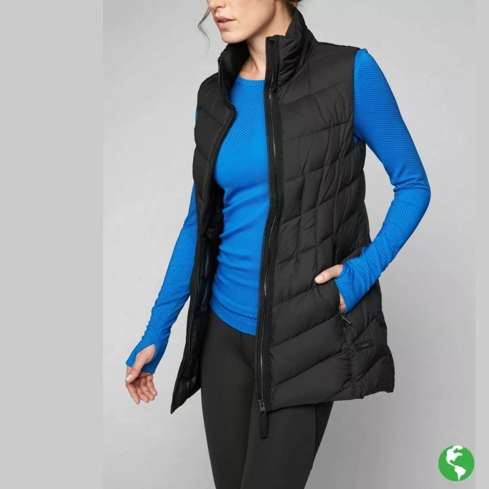 ATHLETA Responsible Down CYA Vest Black NWT